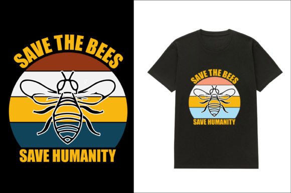 Bee T-shirt Design 17: Graphics & T-Shirt Designs
