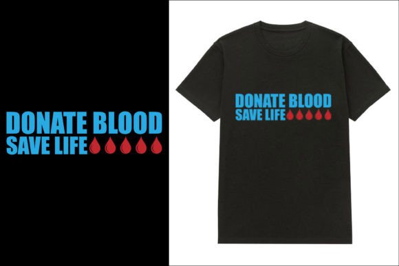 Blood T-shirt Design 02: Graphics & T-Shirt Designs
