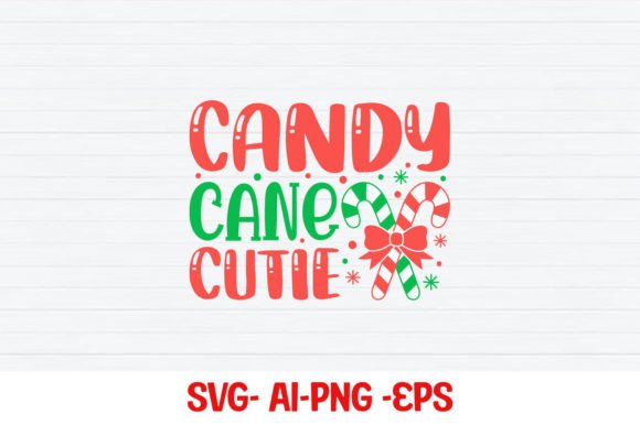 Candy Cane Cutie T-Shirt SVG: Graphics & Crafts