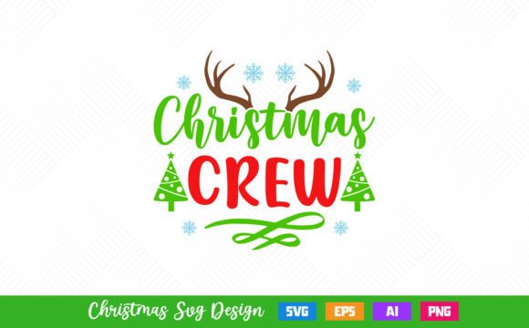 Christmas Crew SVG T-Shirt Design