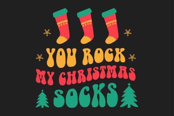 Christmas Socks SVG Sublimation T-shirt