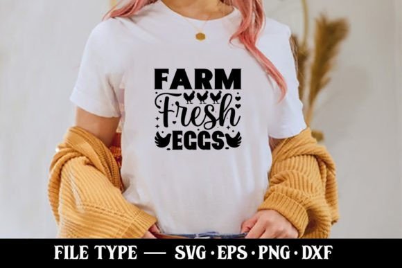 Farm Fresh Eggs - Kitchen SVG Graphics