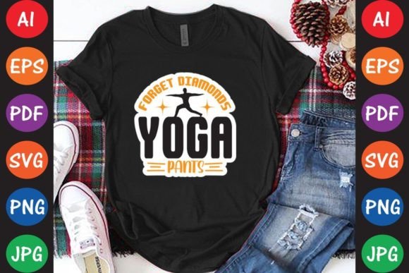 Forget Diamonds Yoga Pants Graphics