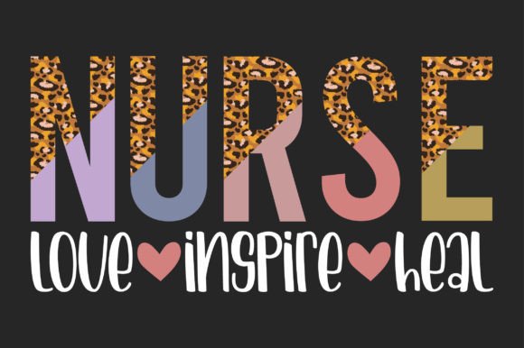Nurse Leopard SVG Sublimation T-shirt Graphics