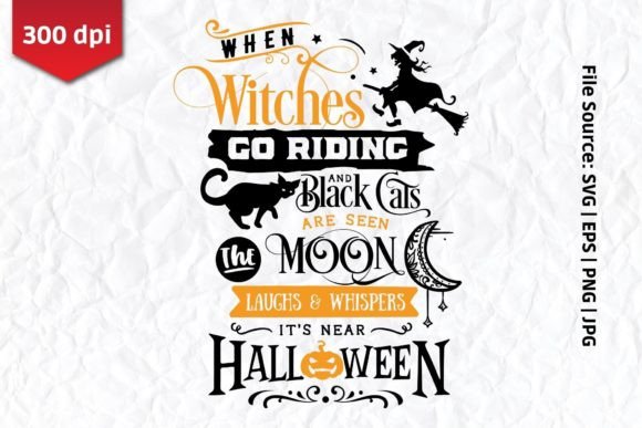 T-Shirt Template It's Near Halloween SVG